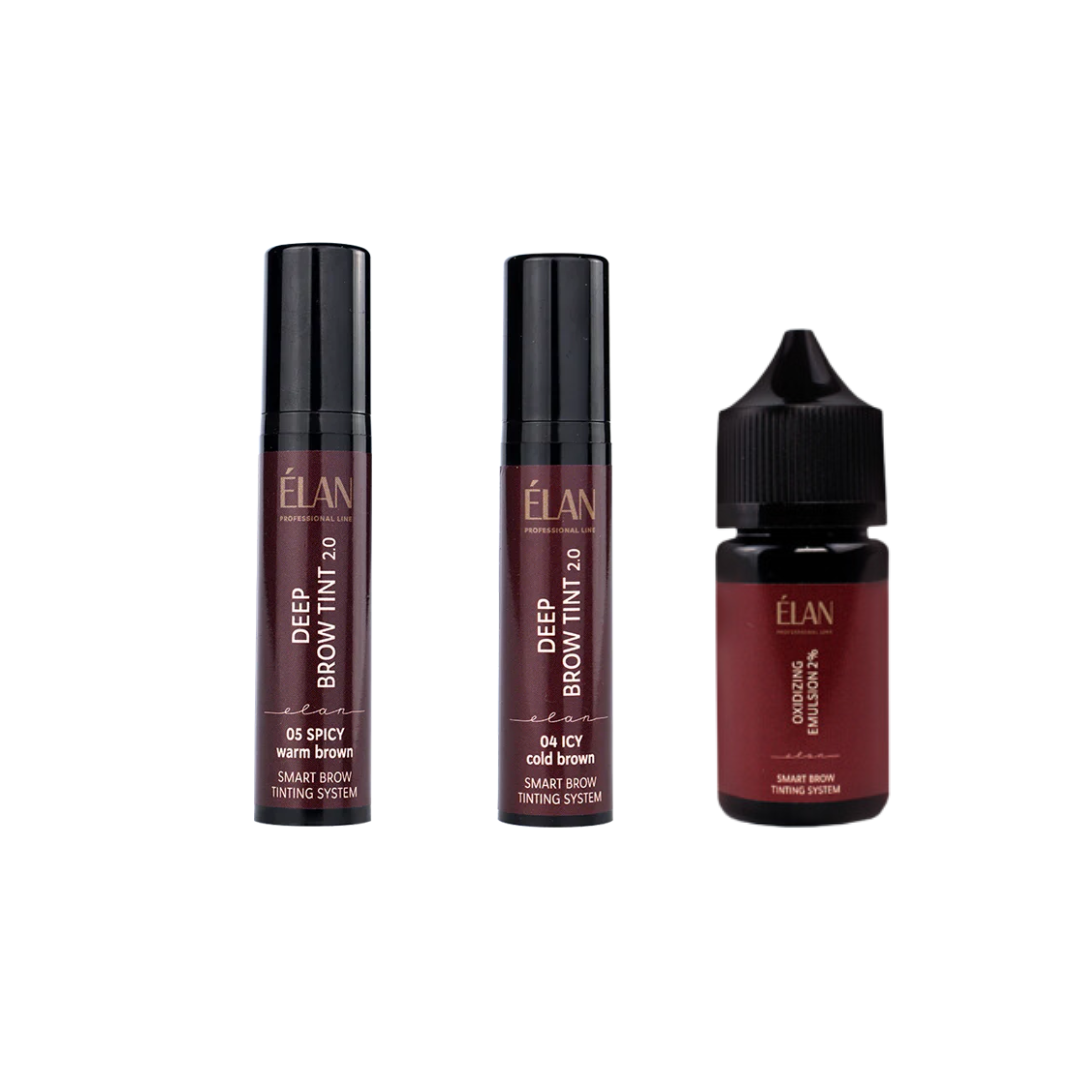 ÉLAN - Eyebrow 2.0 Tint + Oxidant Kit (Smart System 2.0 Tints + 2% Oxidant)