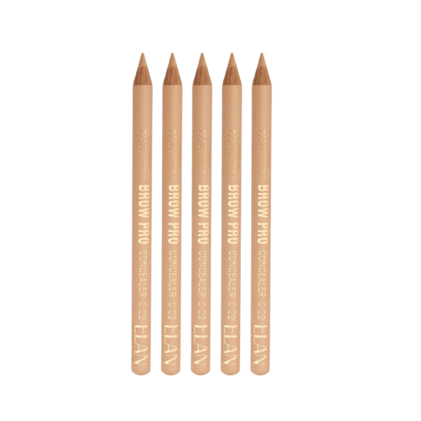 ÉLAN - Multi-purpose Concealer Pencil - Brow Pro Concealer - C 02 warm nude (Wholesale 5 pack, RRP $20.95 Each)