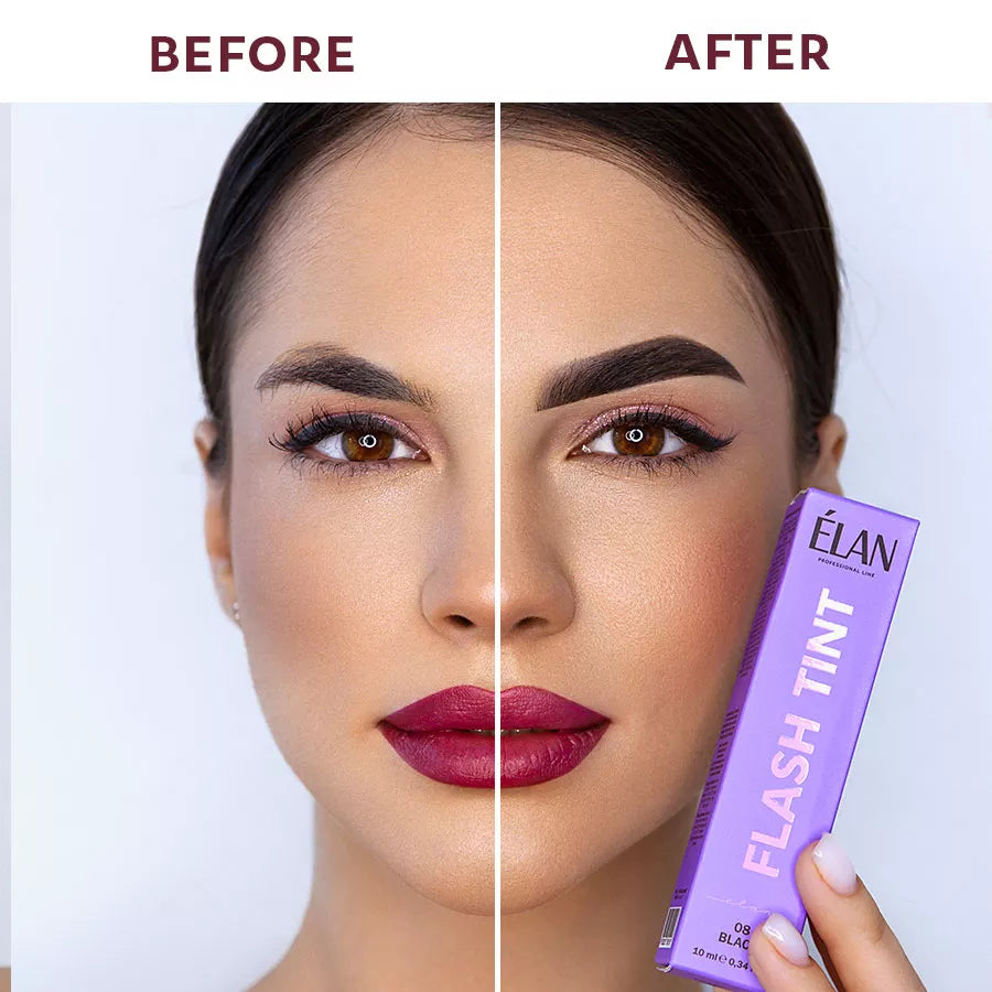 ÉLAN - Eyebrow Flash Tint, 10ml - 12 Black (Black Truffle)
