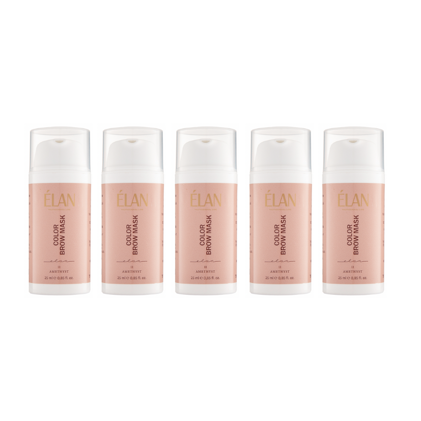 ÉLAN - Colour Brow Mask: 2 In 1 Toning Eyebrow Mask, 25ml (3 Colours Available) Wholesale 5 pack, RRP $35 Each)