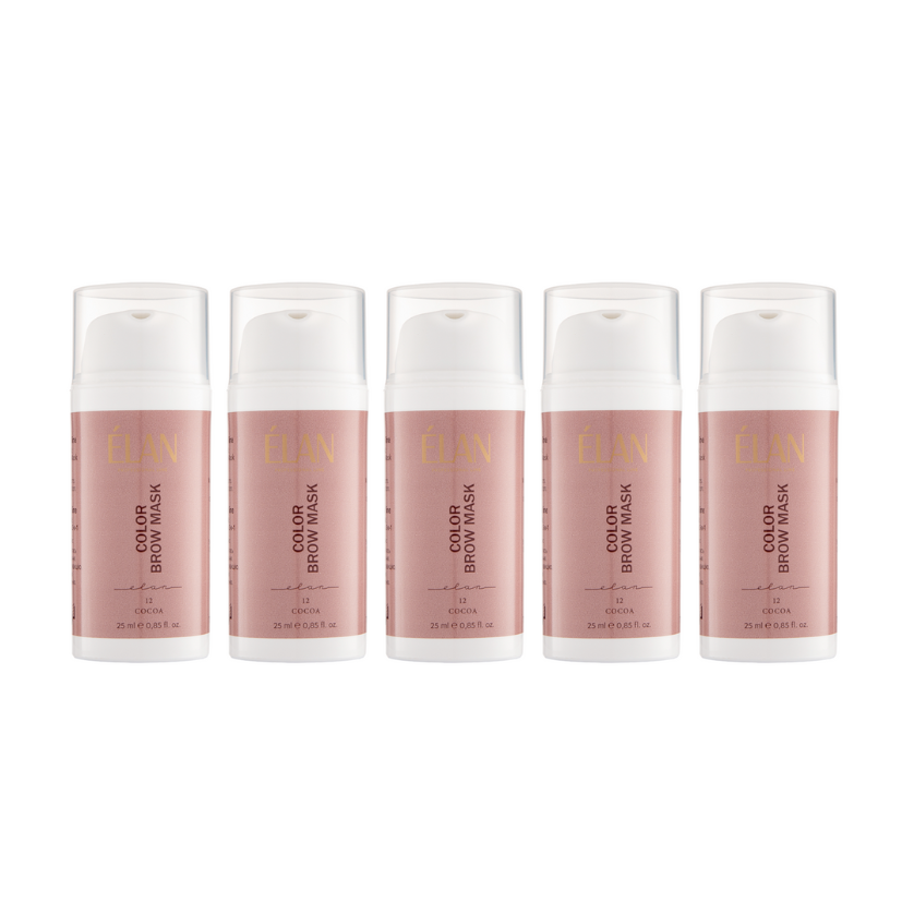 ÉLAN - Colour Brow Mask: 2 In 1 Toning Eyebrow Mask, 25ml (3 Colours Available) Wholesale 5 pack, RRP $35 Each)