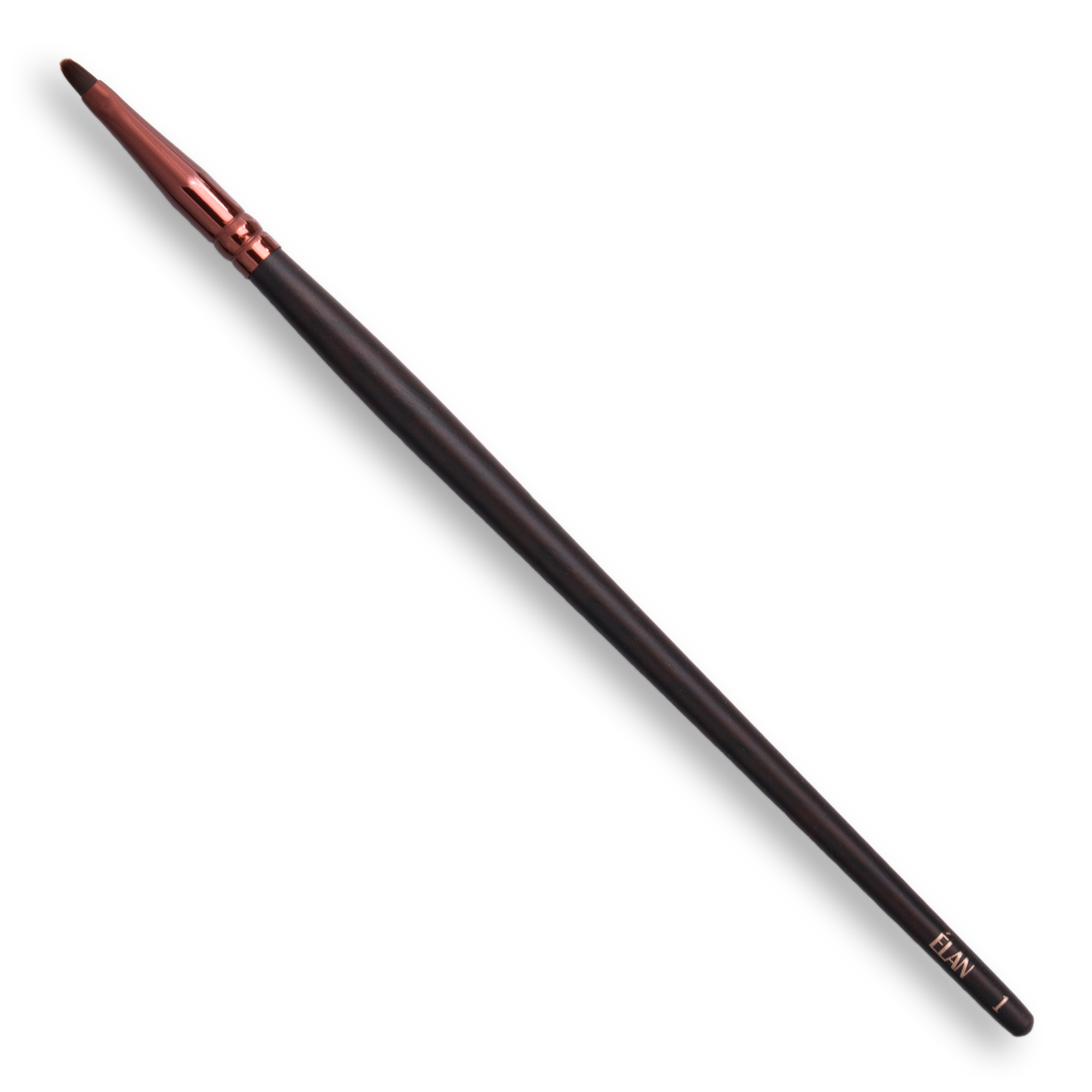 ÉLAN - Premium Professional Brow Brush Set (6 brushes, made from solid African Blackwood)