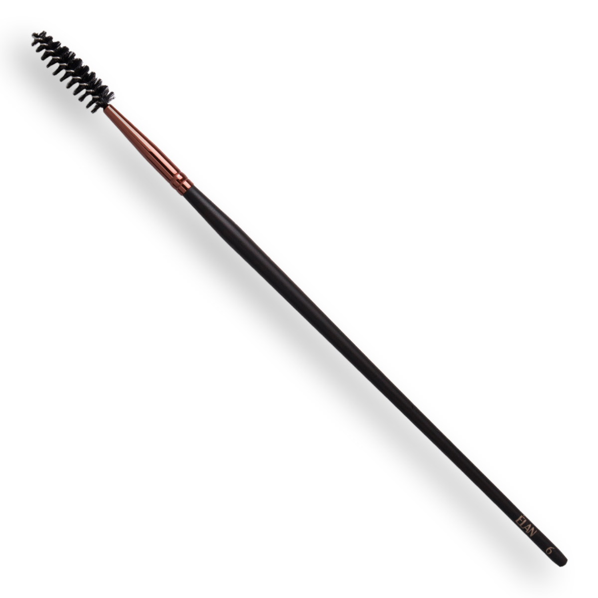 ÉLAN - Premium Professional Brow Brush Set (6 brushes, made from solid African Blackwood)