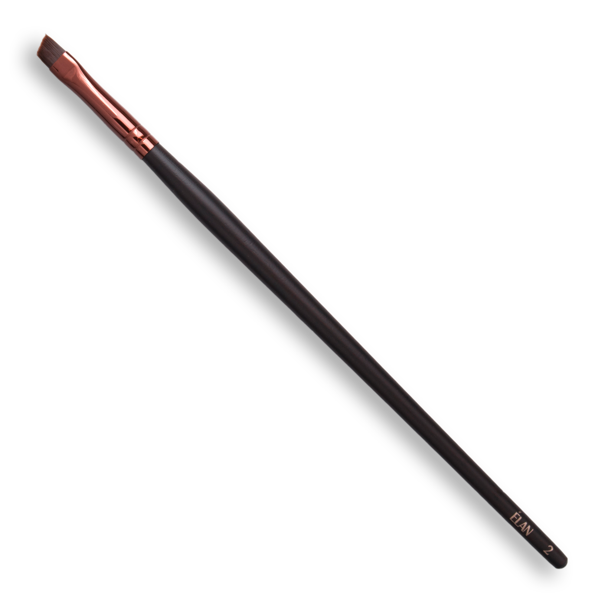 ÉLAN - Premium Professional Brow Brush Set (6 brushes, made from solid African Blackwood)