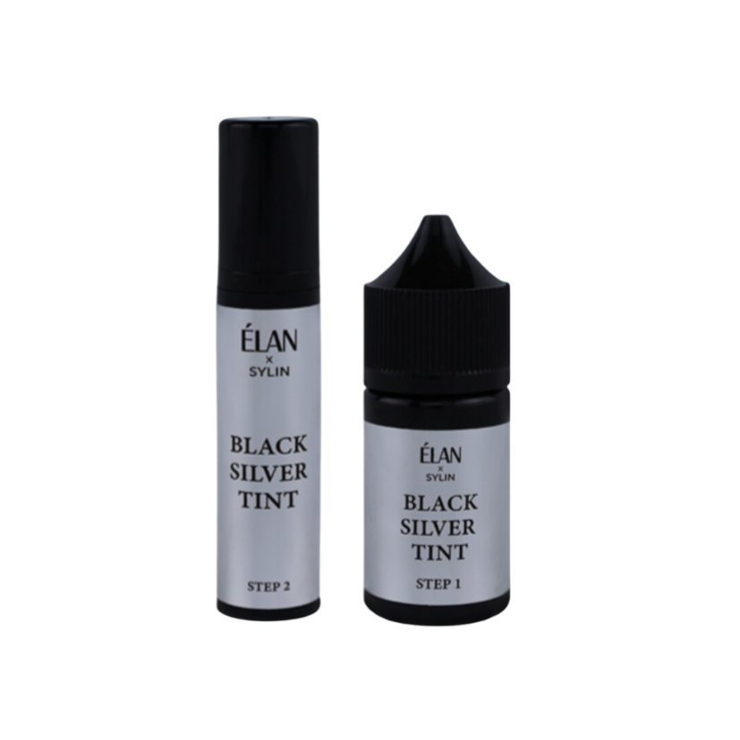 ÉLAN - Lash Tinting System With Encapsulated Silver - Black Silver Tint (Step 1 and 2)